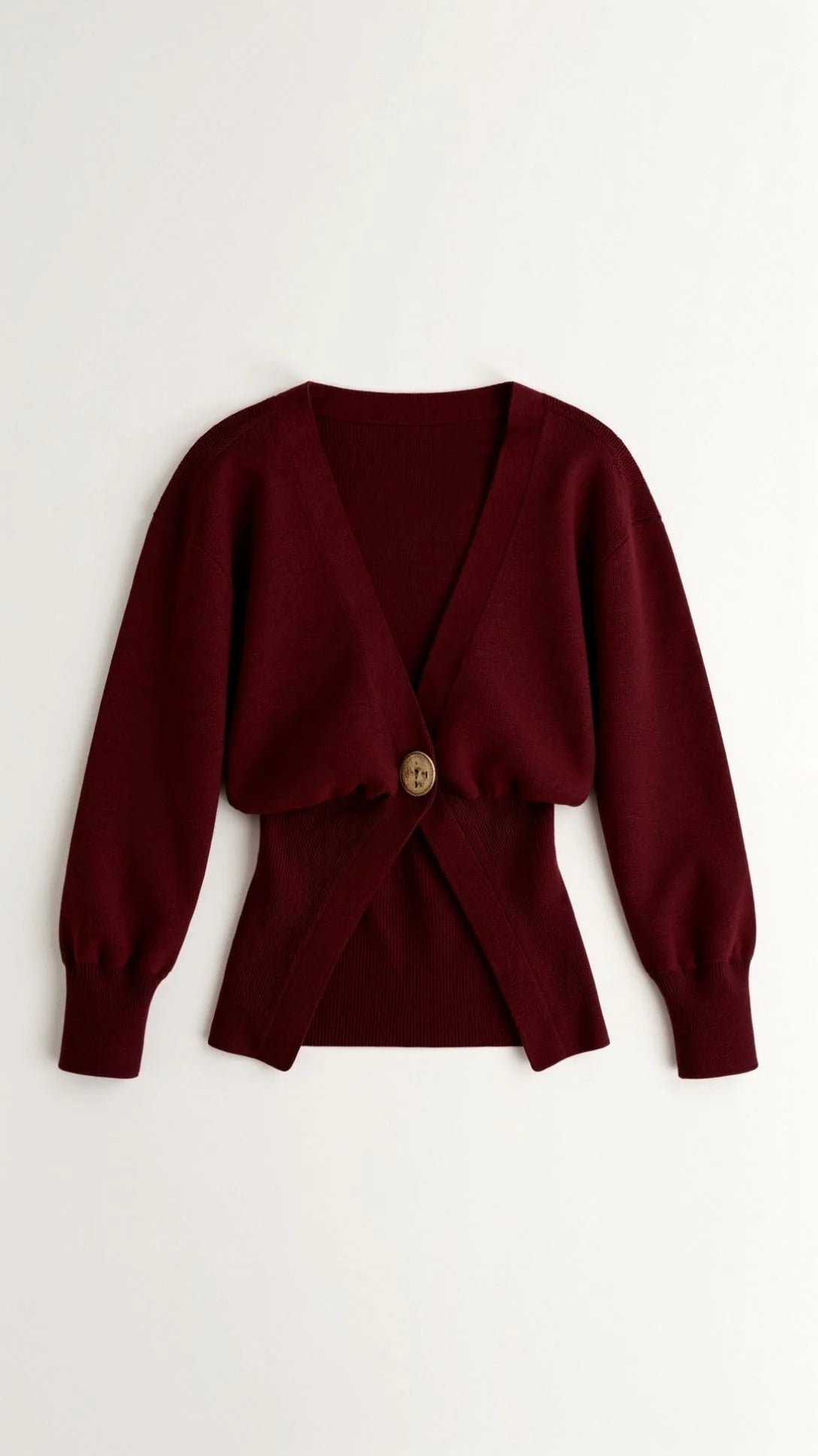 Deep V Statement Cardigan