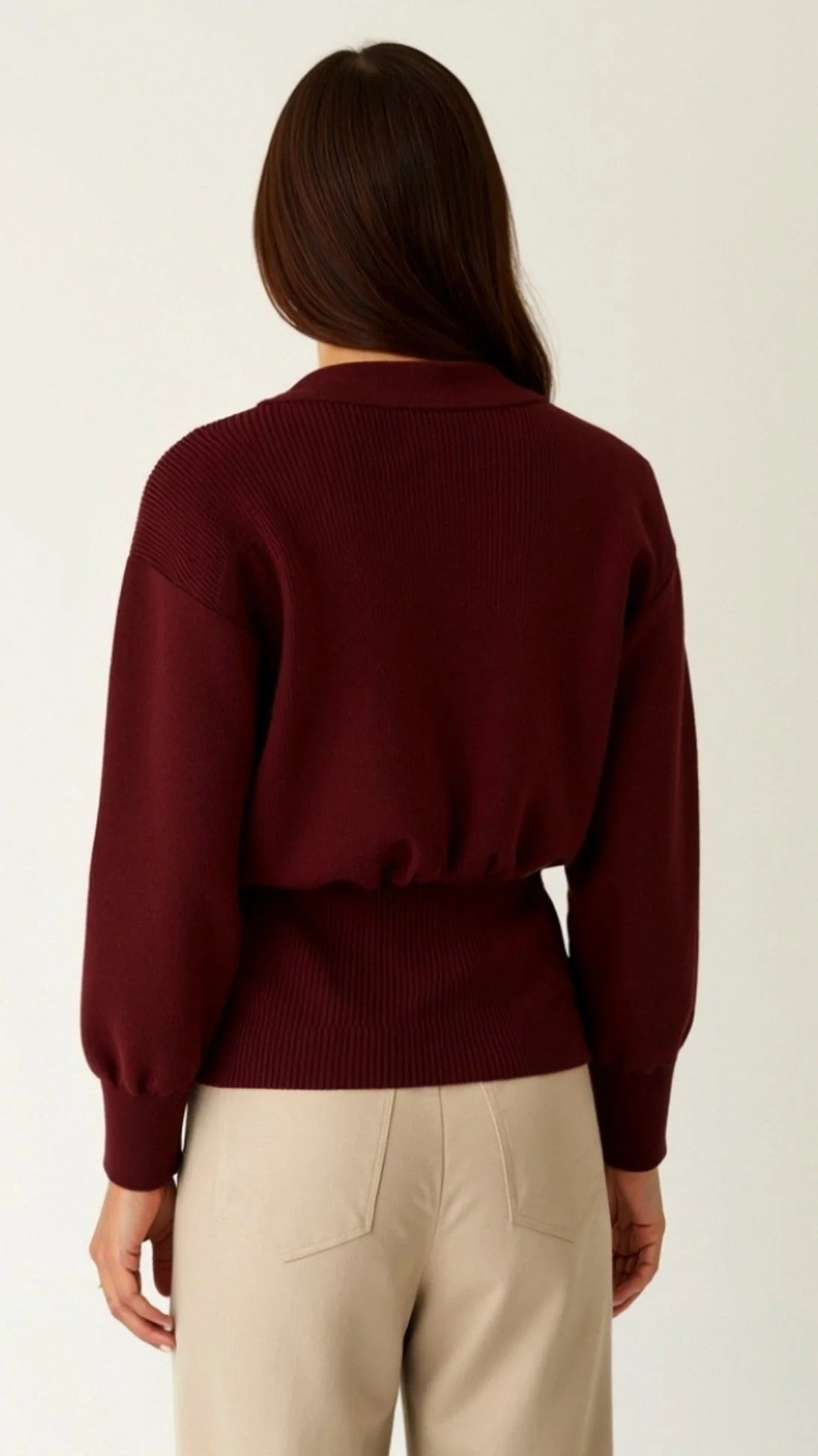 Deep V Statement Cardigan