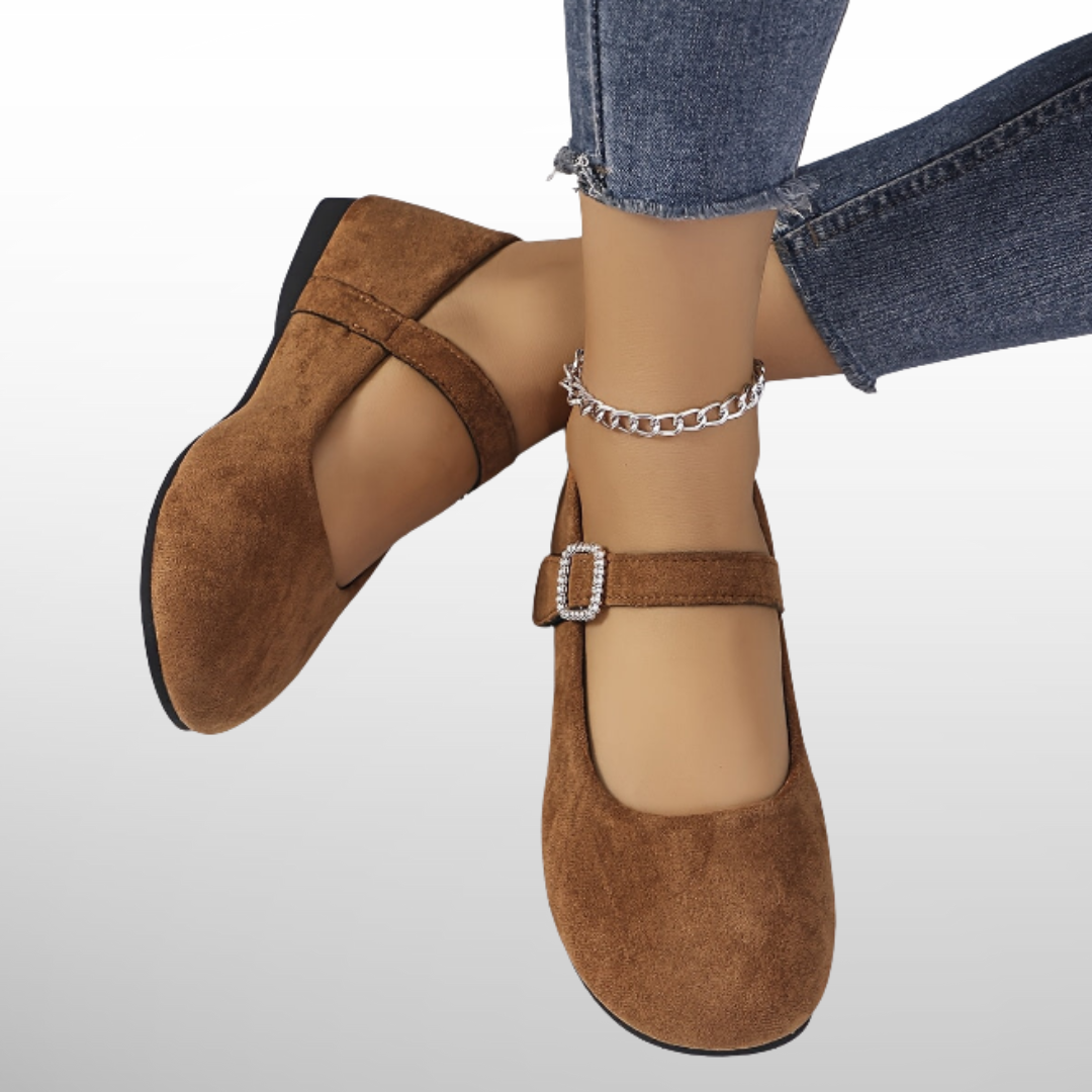 Adelina™ Elegant Round-Toe Flats