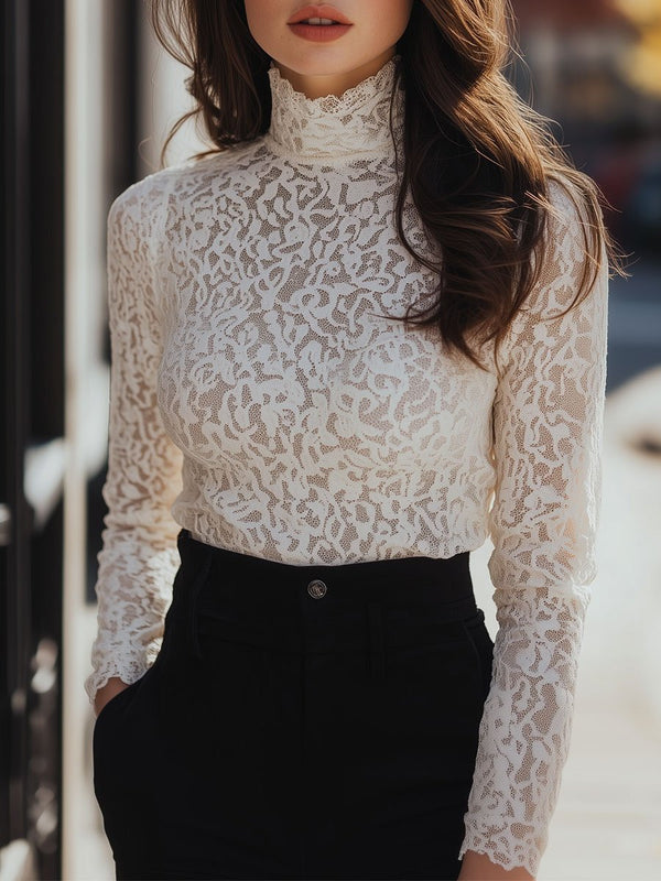 Floral Lace Long Sleeve