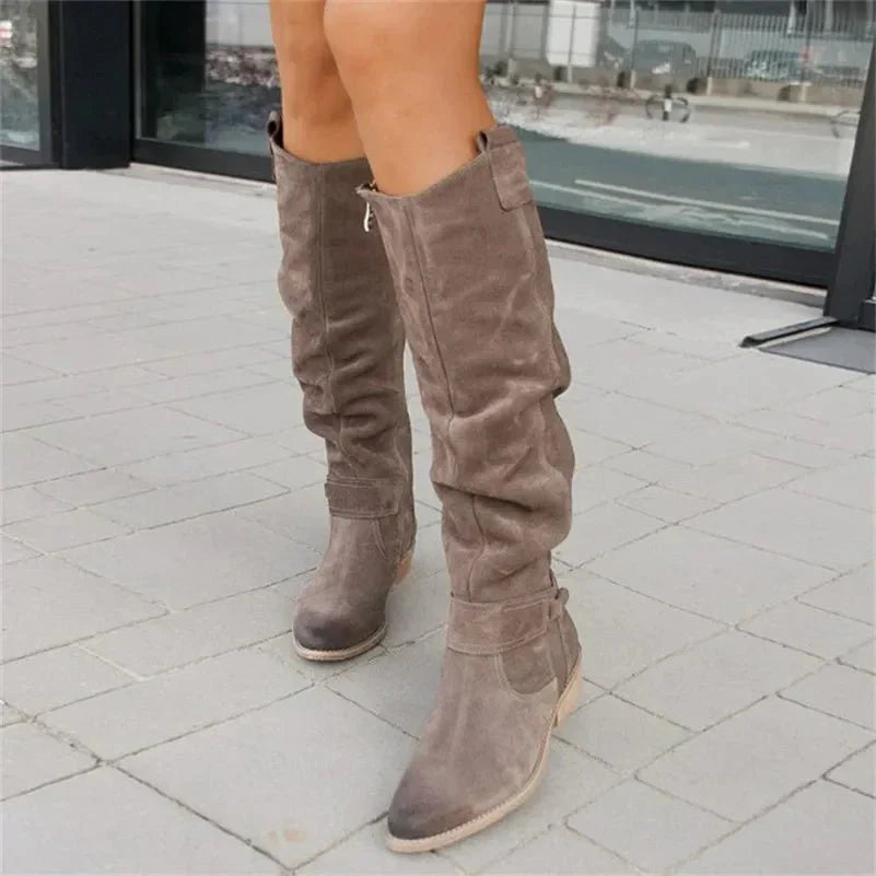Emma | Chunky Sole Over-the-Knee Boots for Women