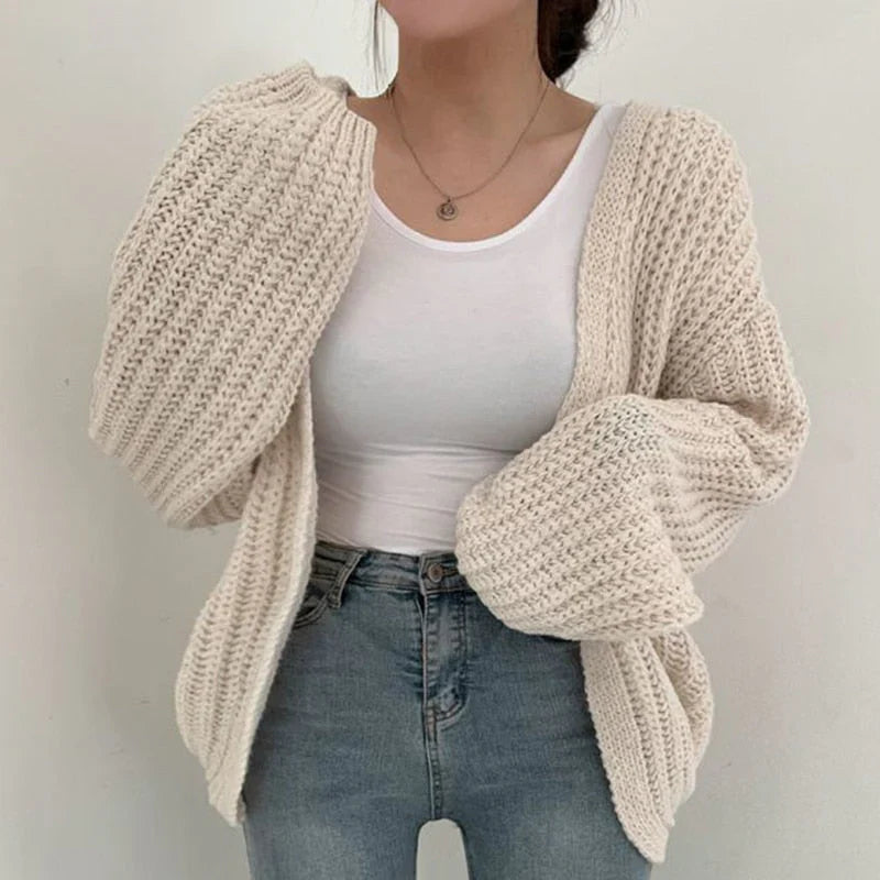 Chunky Oversized Knit Cardigan