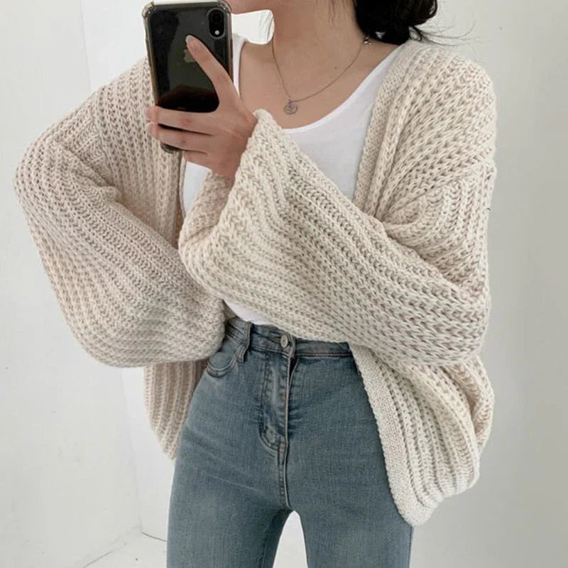 Chunky Oversized Knit Cardigan
