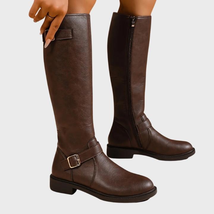 Women's Classic Knee-High Zipper Boots