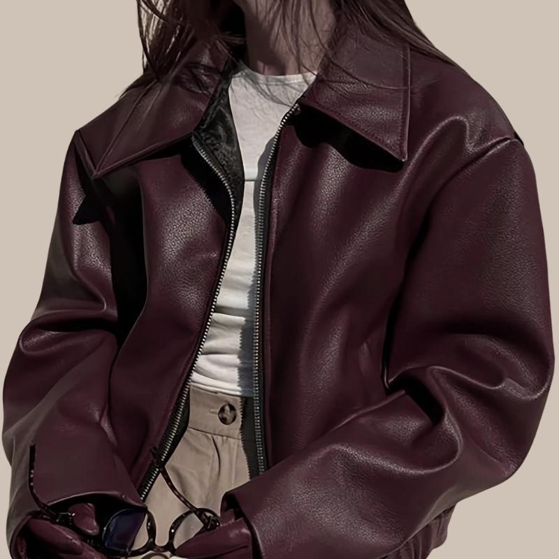 Women’s Retro Leather Jacket