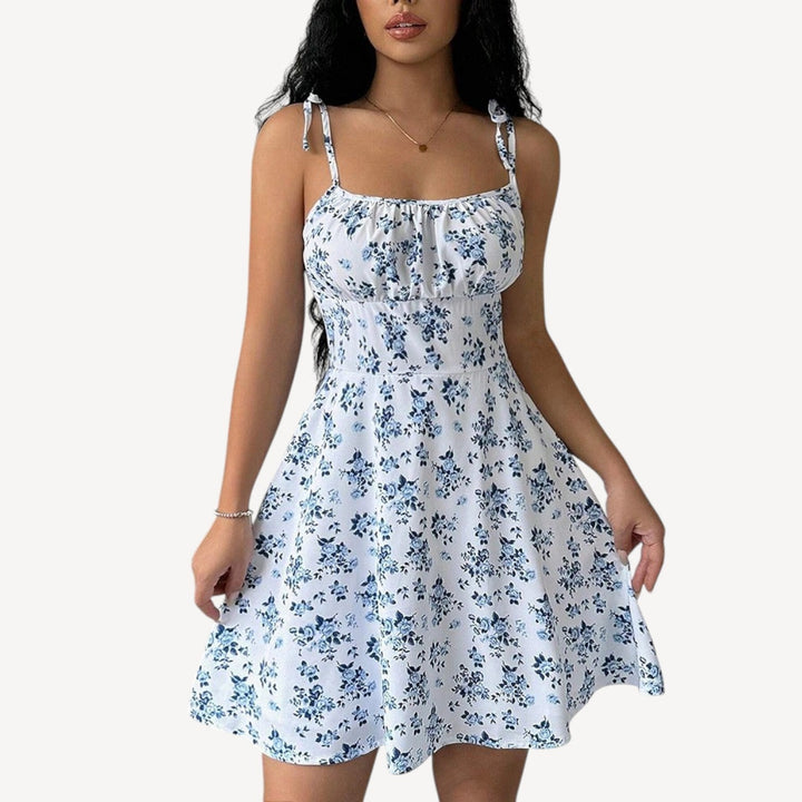 Floral Tie Strap Mini