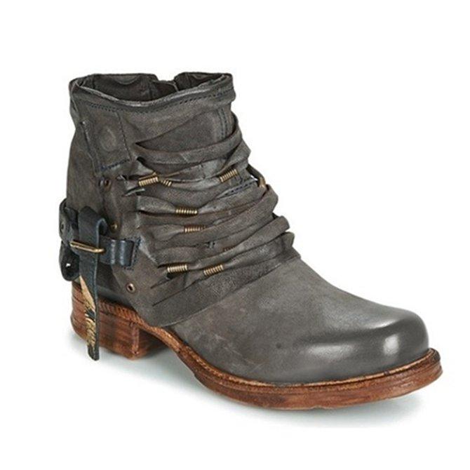 Eloise | Women’s Trendy Folded Layer Ankle Boots