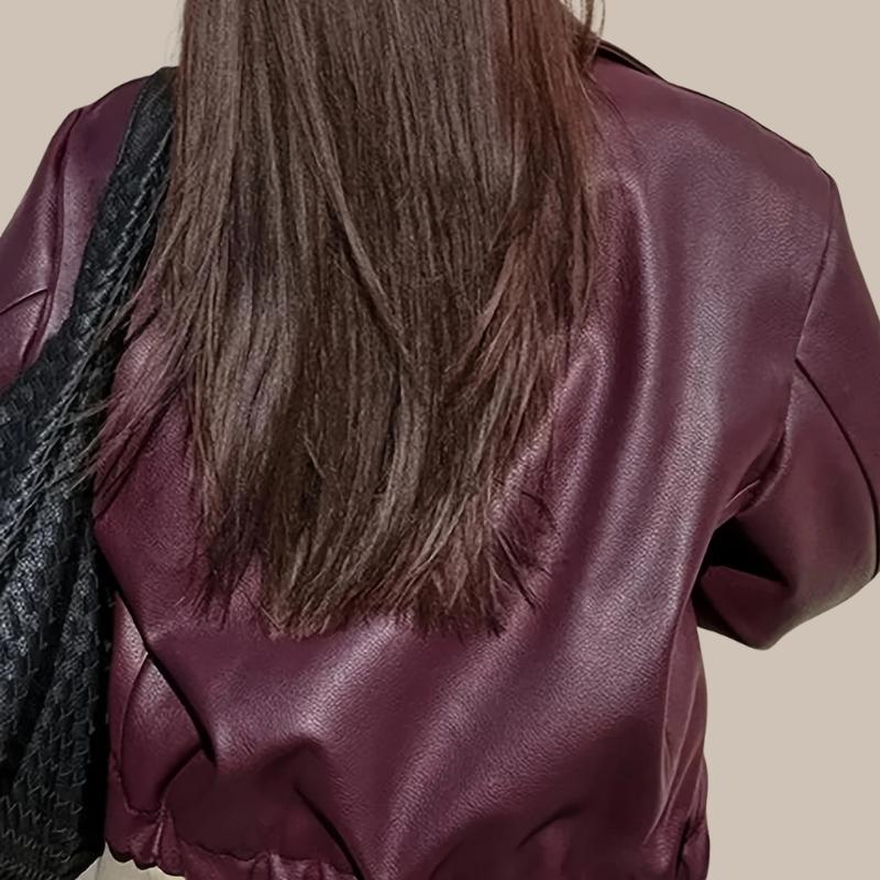 Women’s Retro Leather Jacket