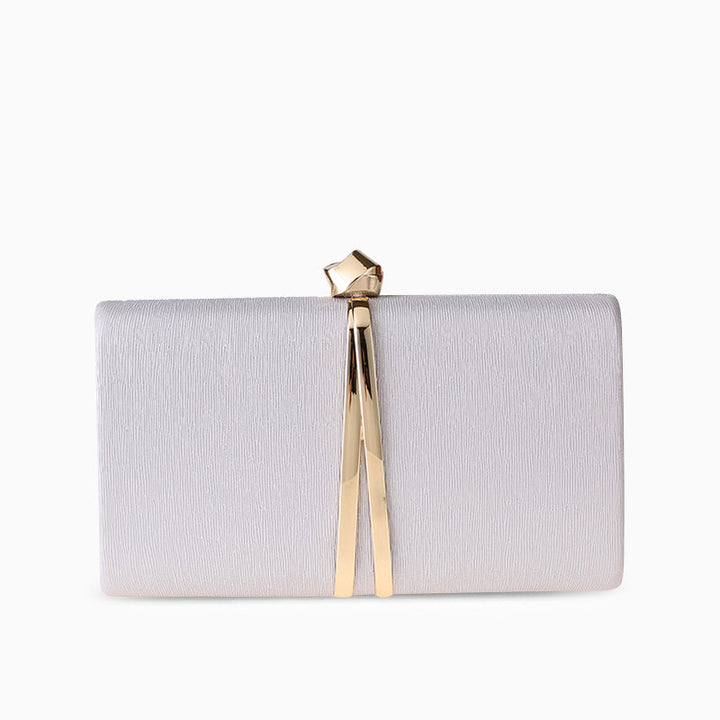 Marina - Sculpted Metal Detail Evening Clutch