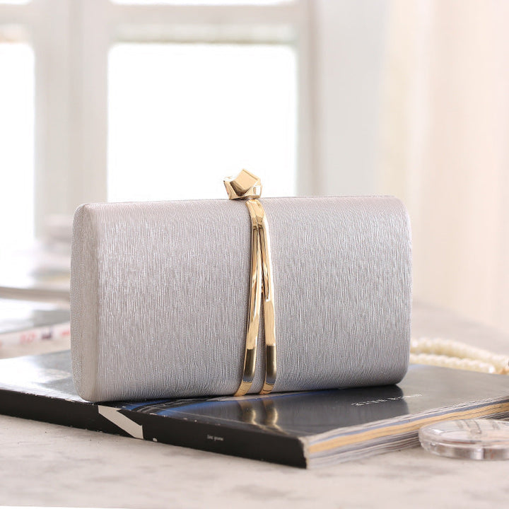 Marina - Sculpted Metal Detail Evening Clutch