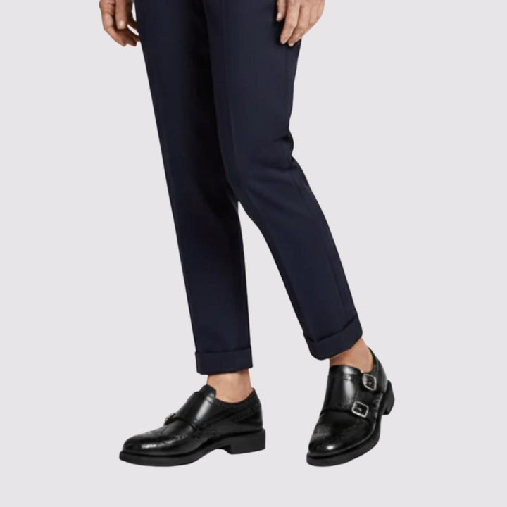 Margaux™ – Vintage Monk-Strap Brogue Shoes