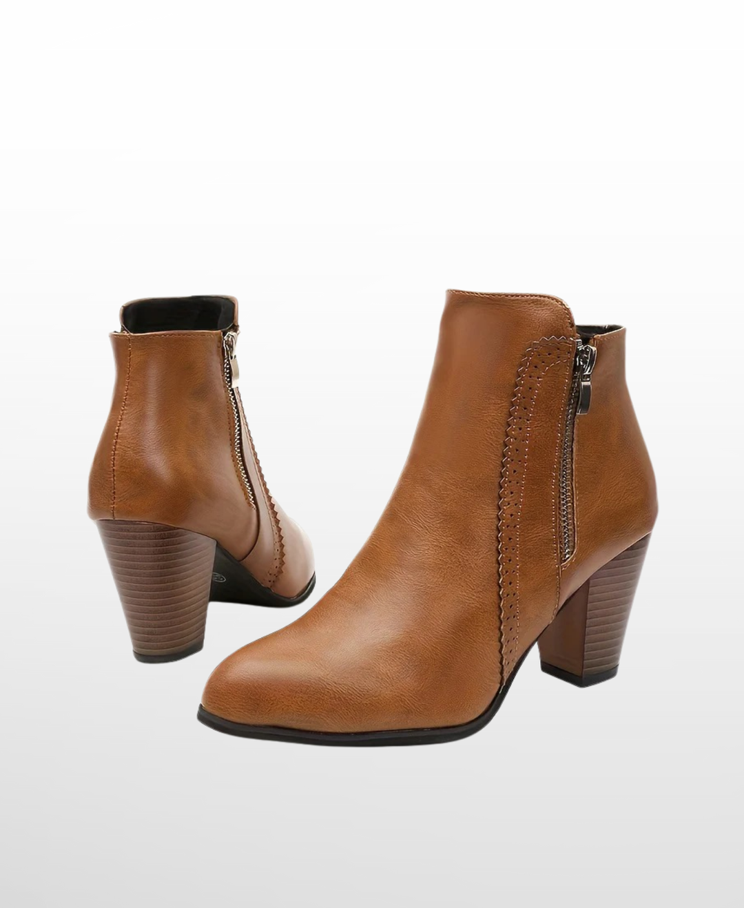 Women’s High Heel Ankle Boots Side Zip