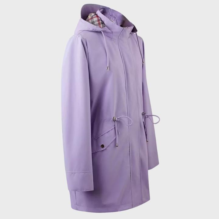 Women’s Hooded Zip-Up Trench Coat