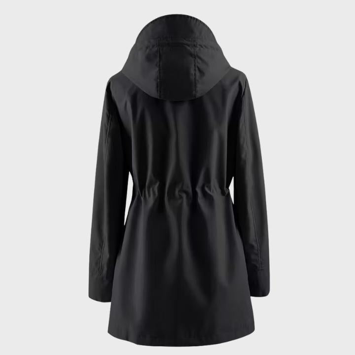 Women’s Hooded Zip-Up Trench Coat