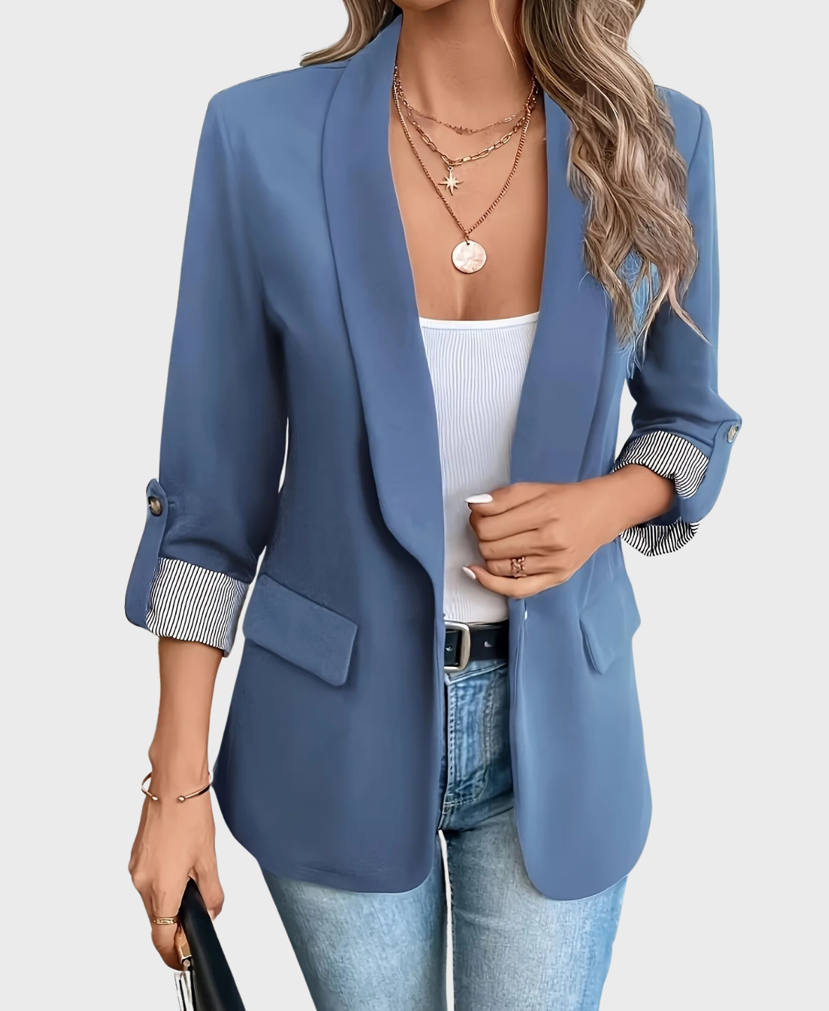 Clara™ Elegant Lapel Blazer