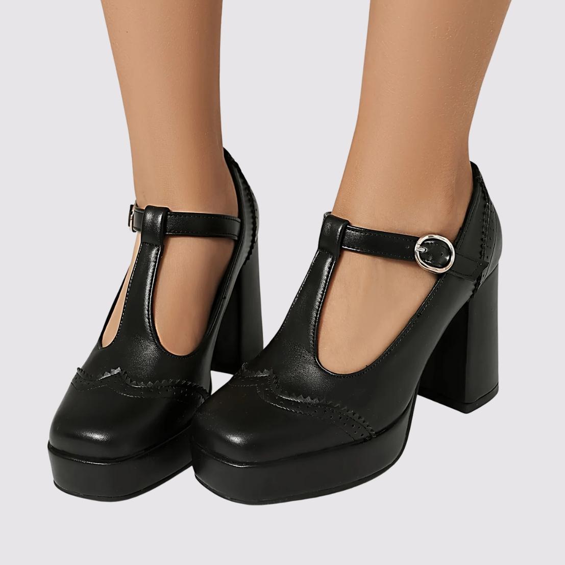 ADELYN™ Vintage Block Heel Mary Janes
