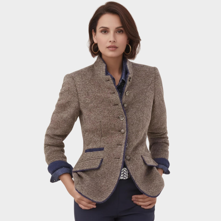 Charlotte - Tailored Buttoned Blazer Jacket