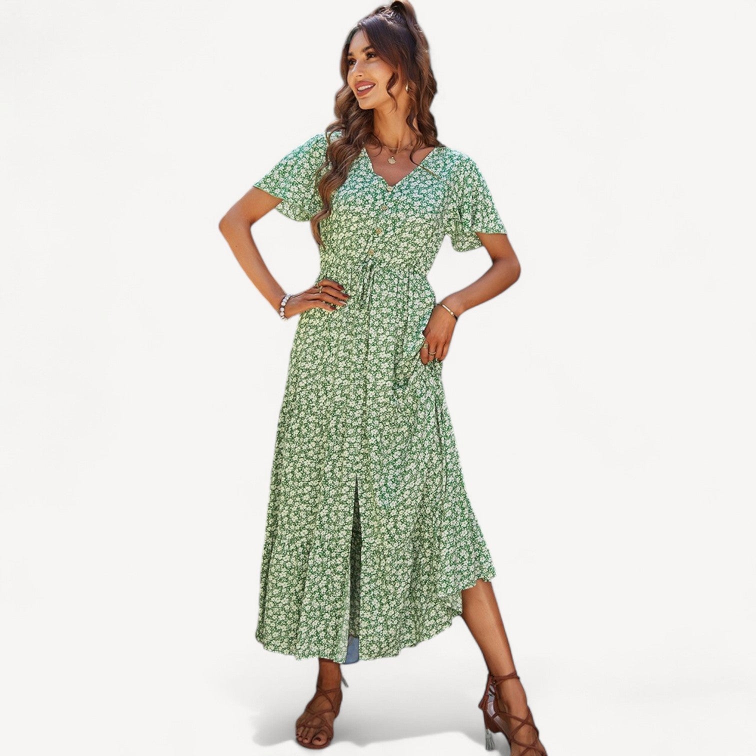 Floral Summer Maxi Dress