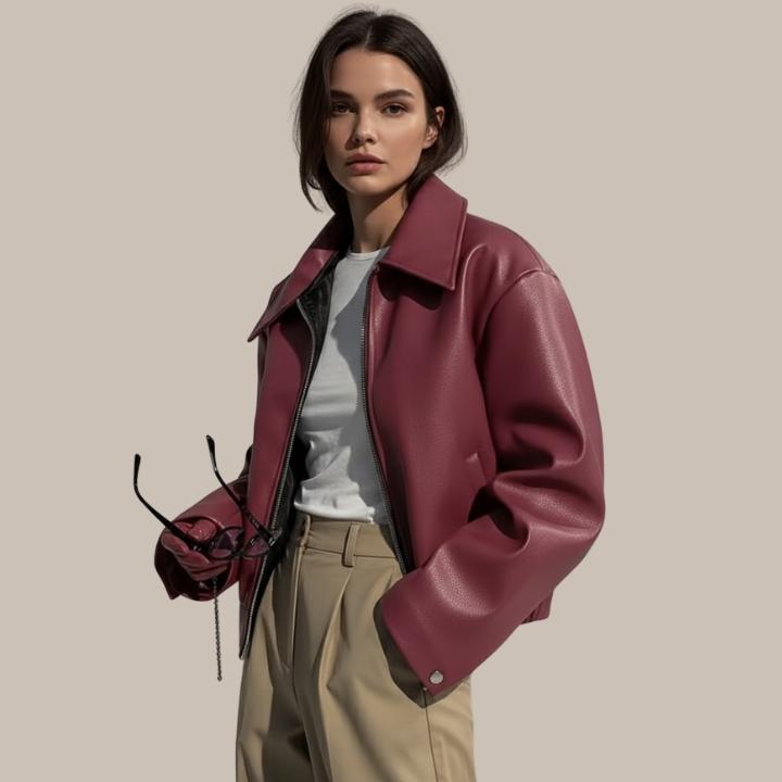 Women’s Retro Leather Jacket