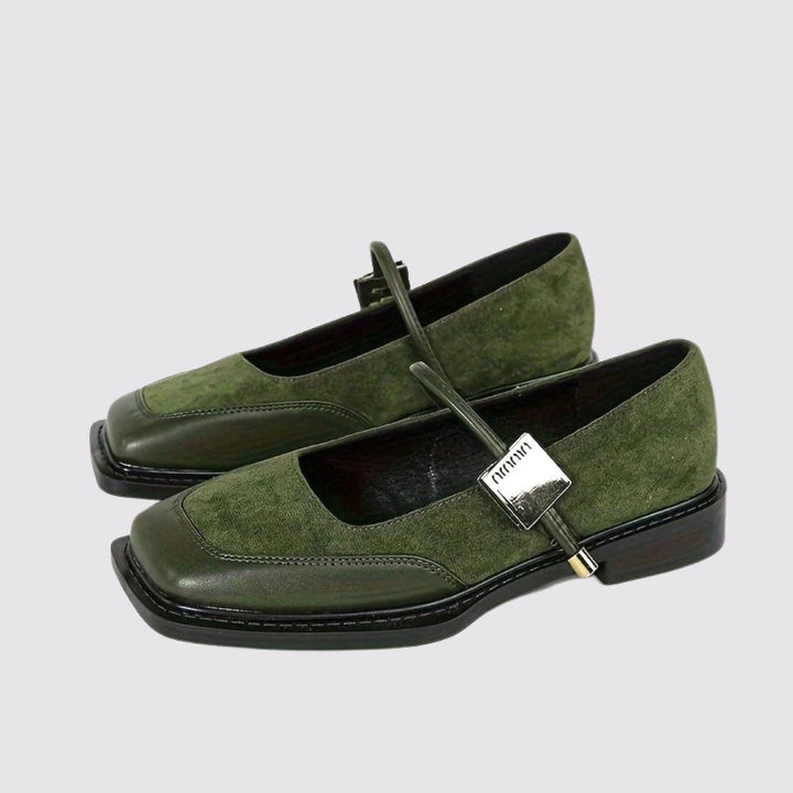 MAELYS™ Retro Suede Mary Janes