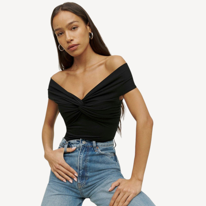 Off Shoulder Twist Top