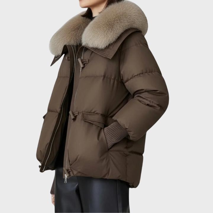 Women’s Fur-trim collar Puffer Cotton Jacket