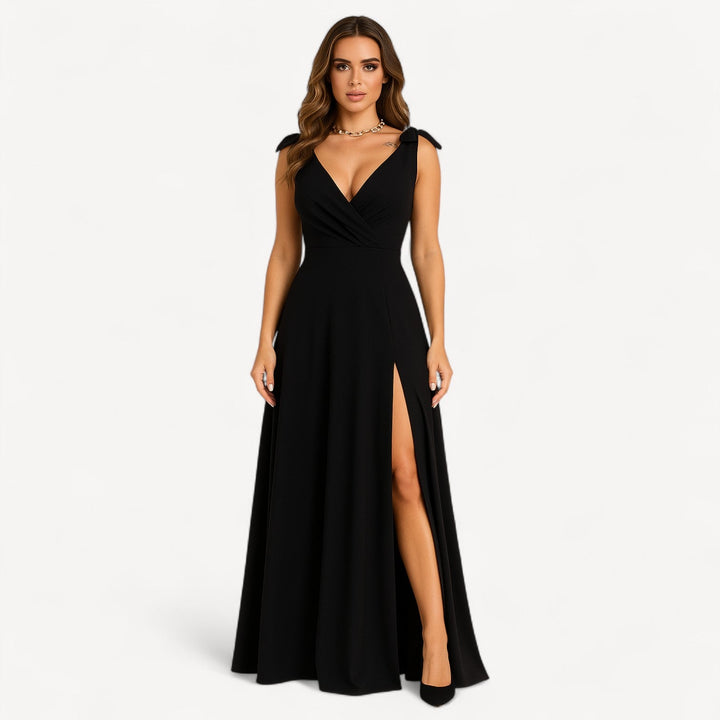 Elegant Slit Evening Gown