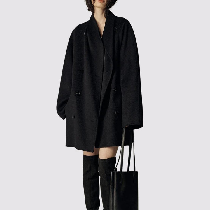 Wool Blend Double-Breasted