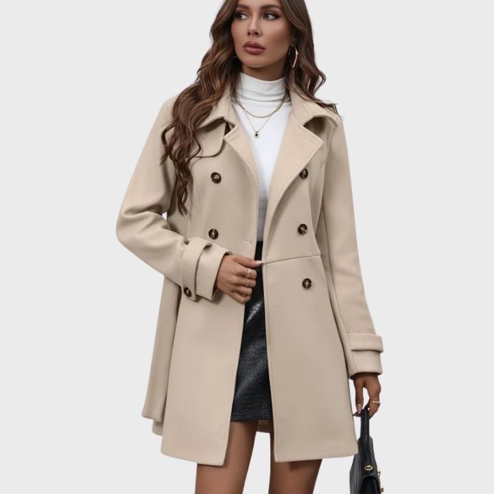 Women's Sophisticated Longline Trench Coat