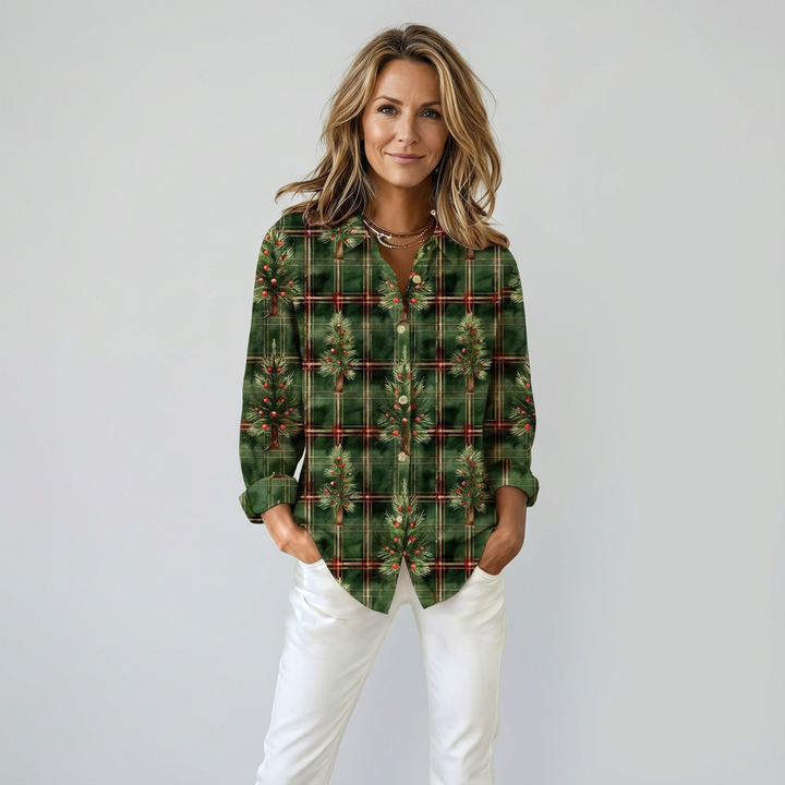 Léontine – Casual Christmas Blouse
