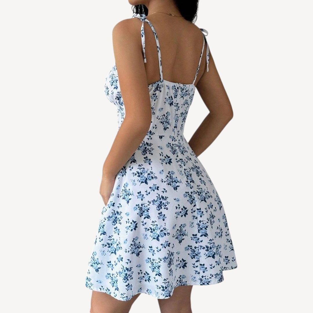 Floral Tie Strap Mini