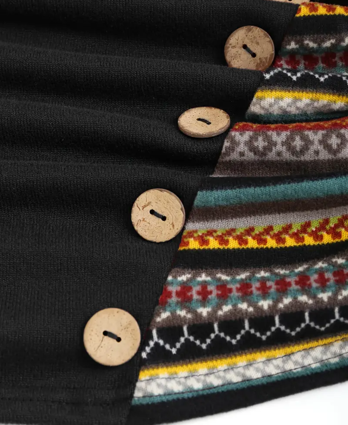 Liora™ Patchwork Hooded Sweatshirt