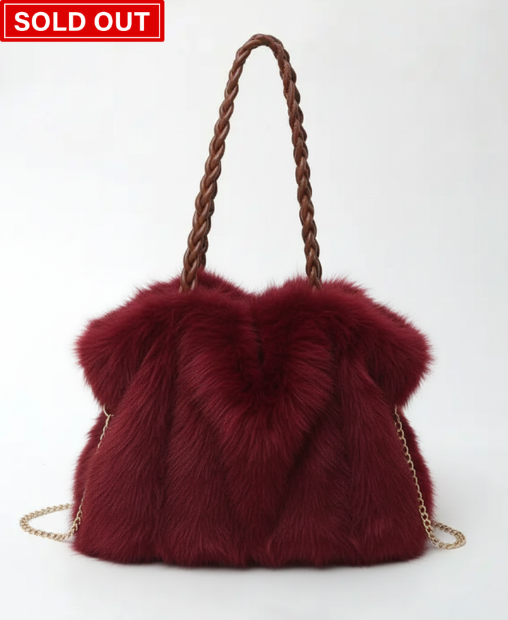 CHARLOTTE - Versatile Plush Velvet Shoulder Tote Bag