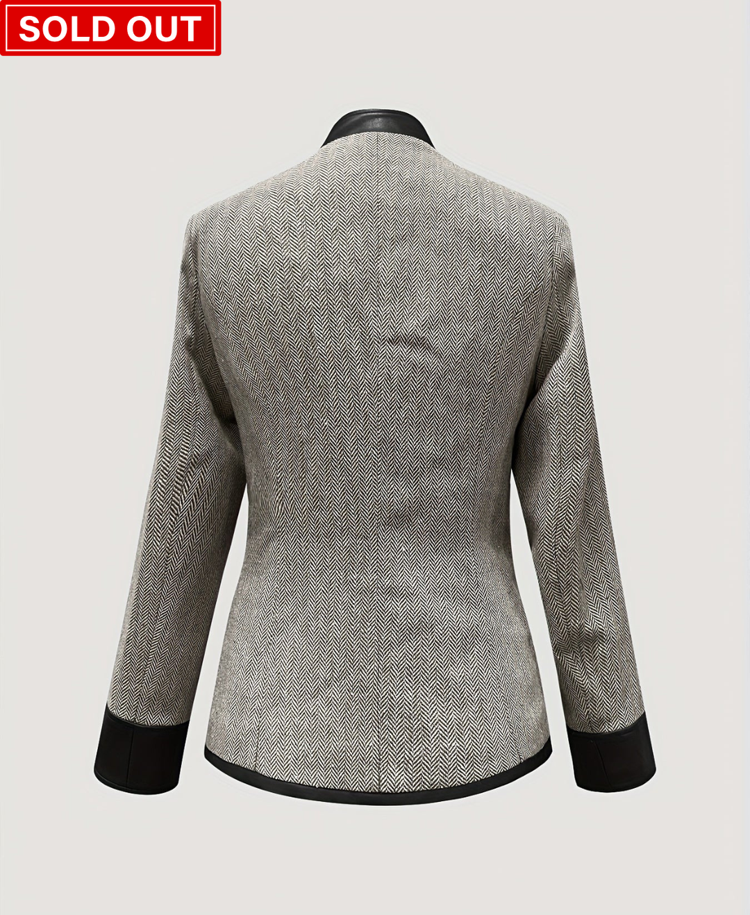 Clarine – Classic Stand-Collar Button Blazer Coat