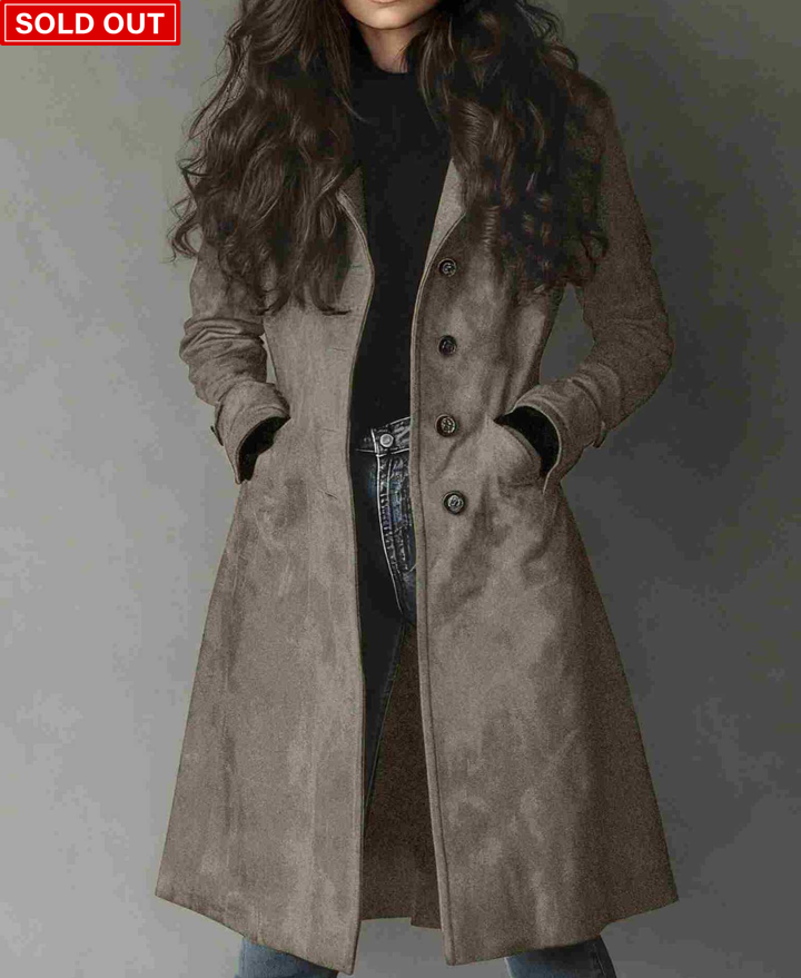 CARMEN – SUEDE TRENCH COAT