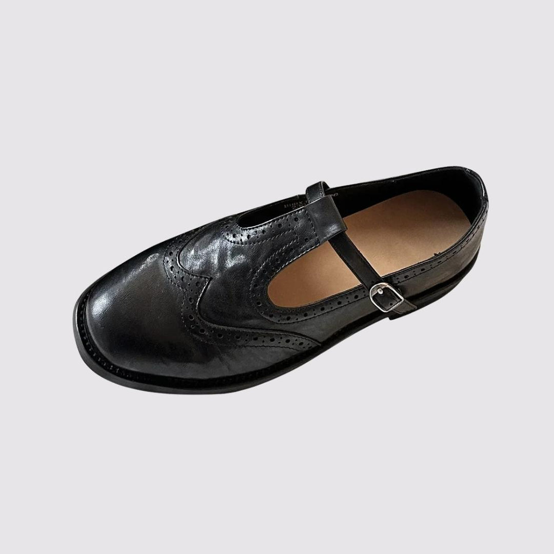 MARCELLA – CLASSIC T-STRAP MARY JANE FLATS