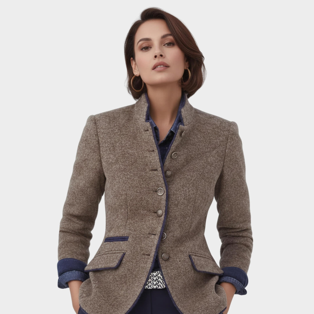 Charlotte - Tailored Buttoned Blazer Jacket
