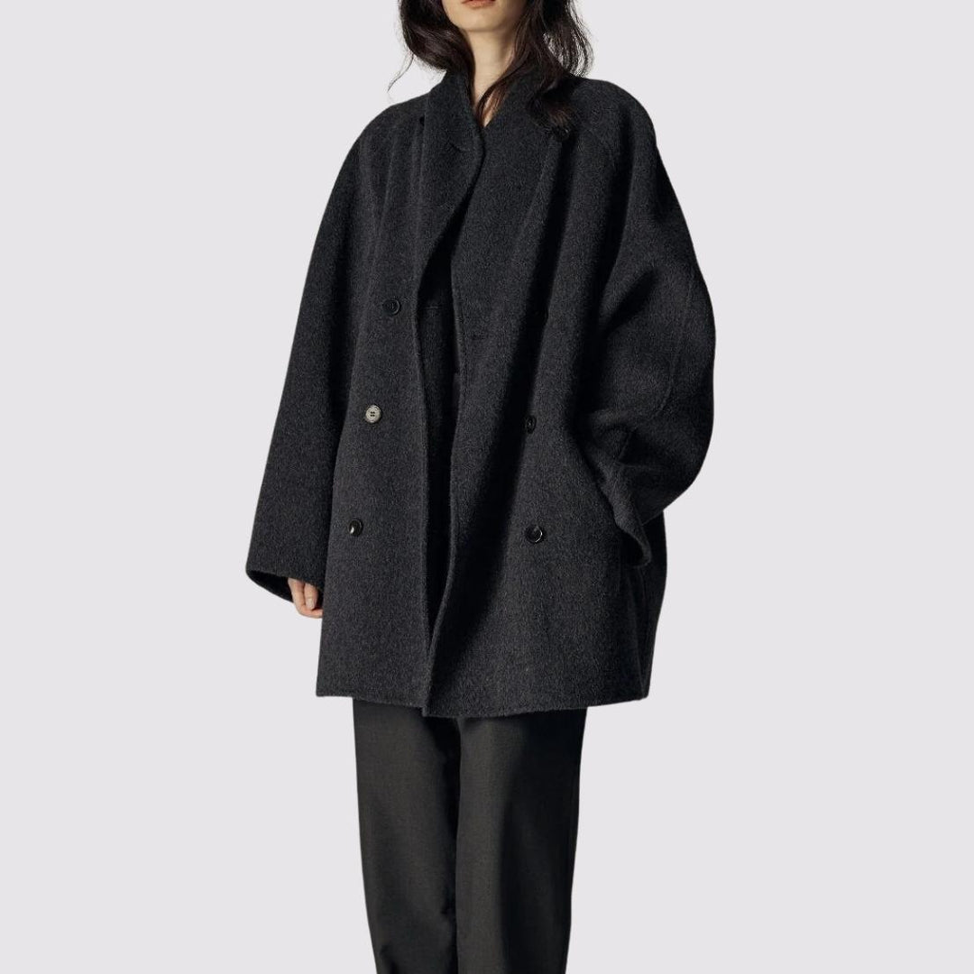 Wool Blend Double-Breasted