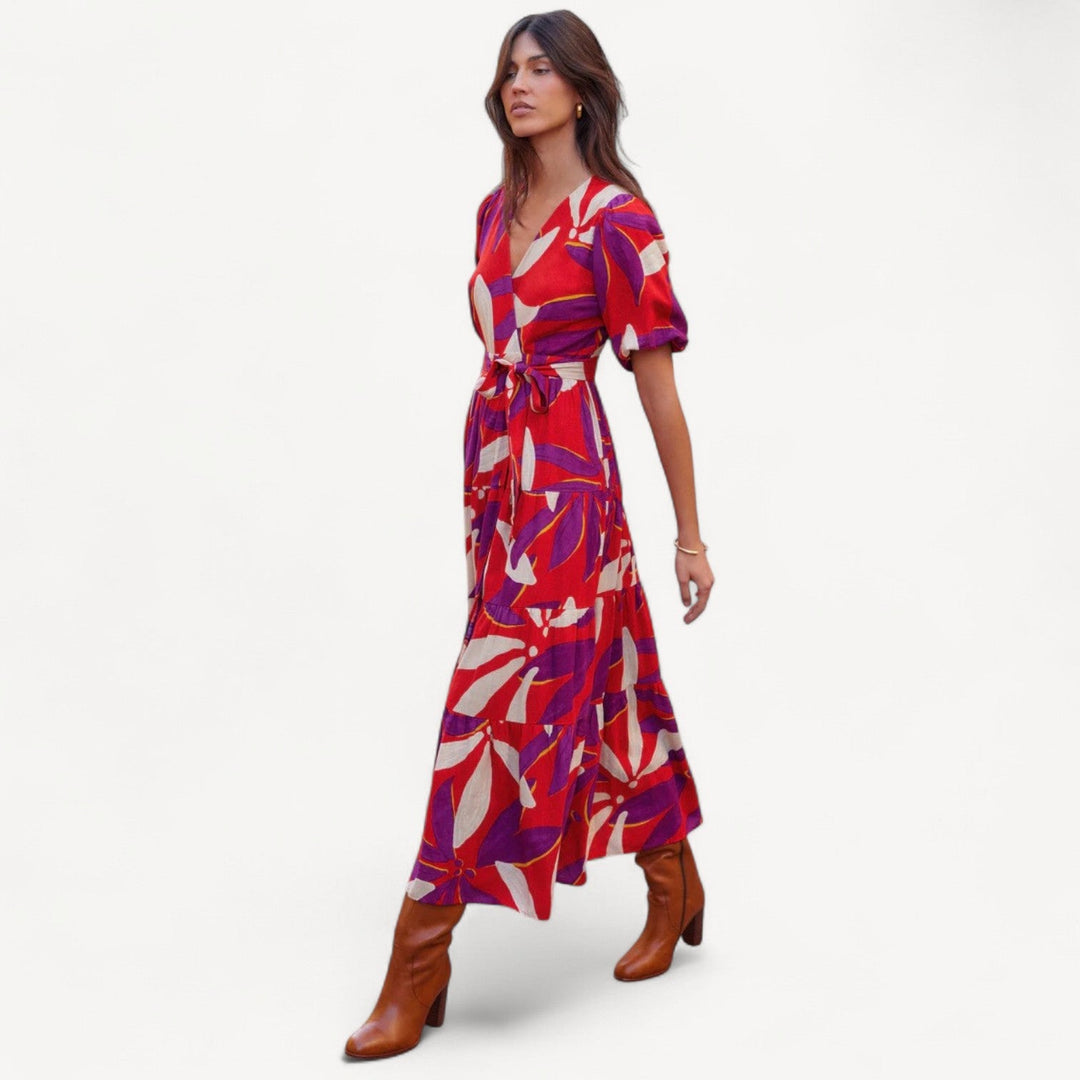 Boho Wrap Maxi Dress