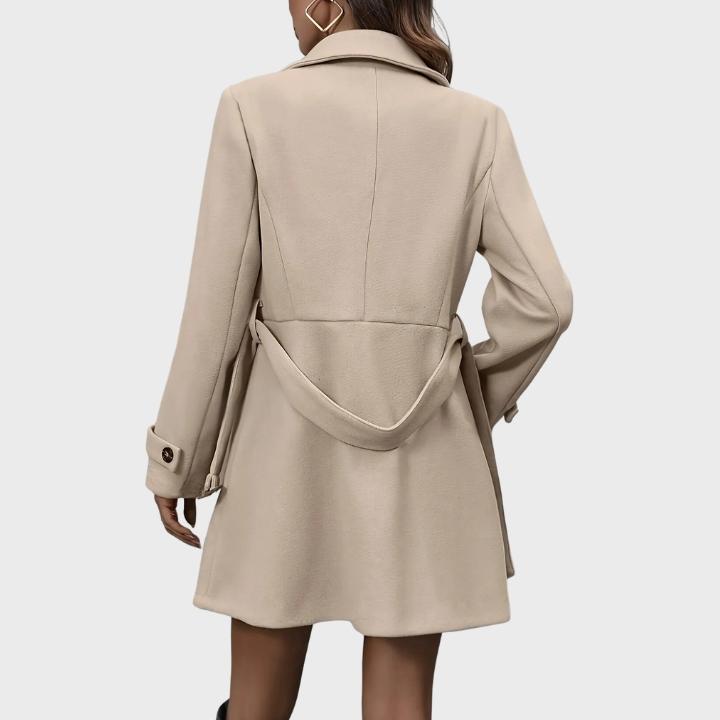 Women's Sophisticated Longline Trench Coat