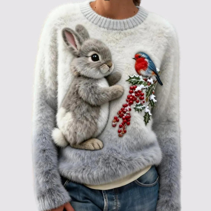 Luna - Frost Bunny Plush Jumper
