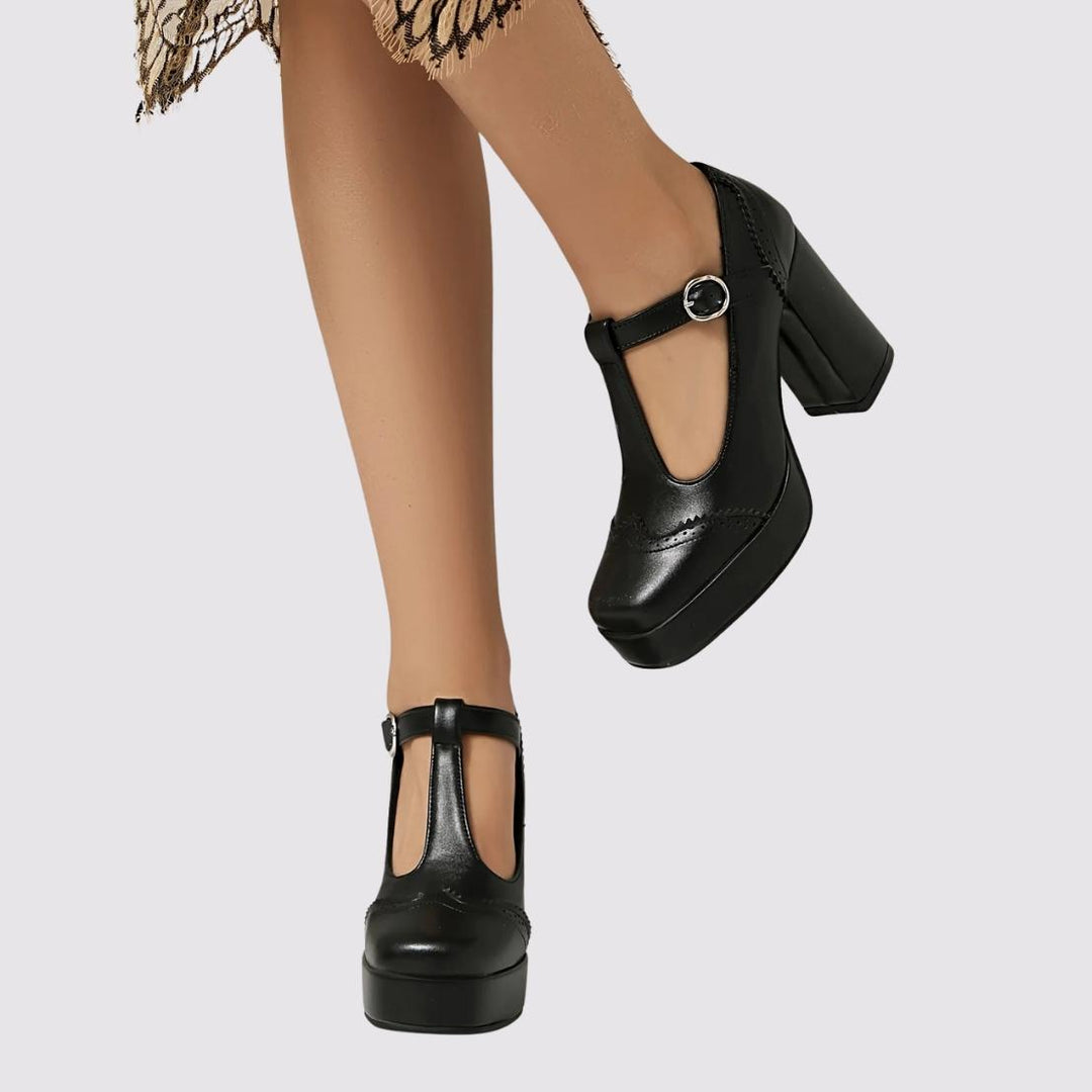 ADELYN™ Vintage Block Heel Mary Janes