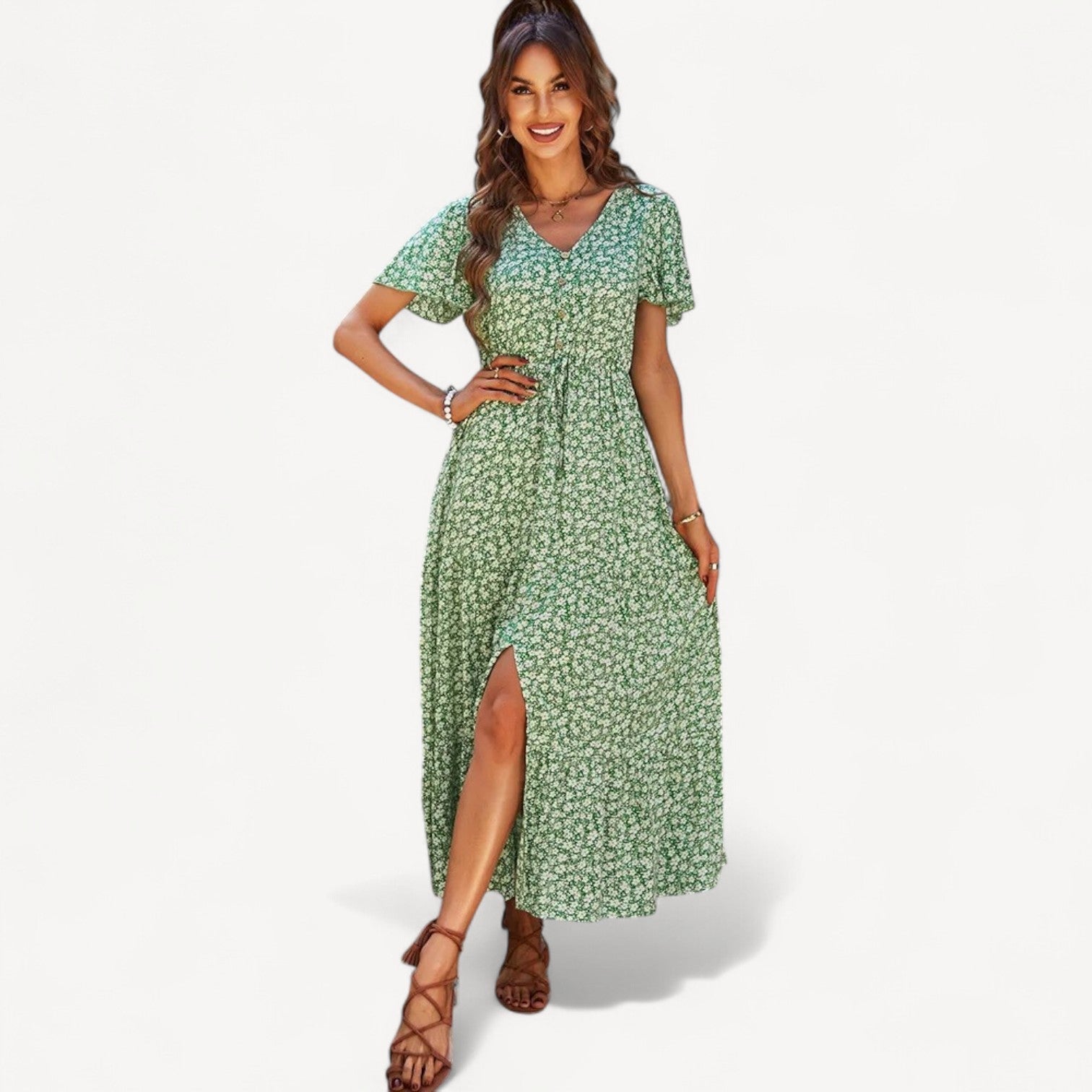 Floral Summer Maxi Dress