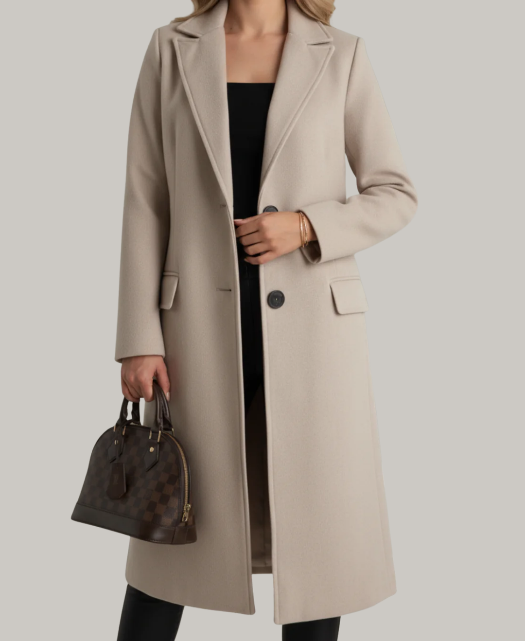 Judith – Elegant Long Wool Coat