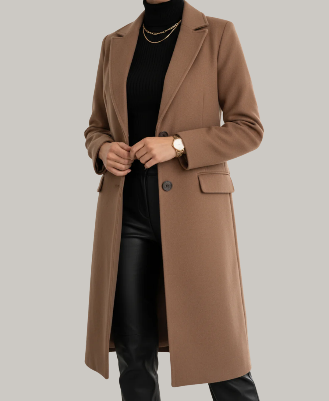 Judith – Elegant Long Wool Coat