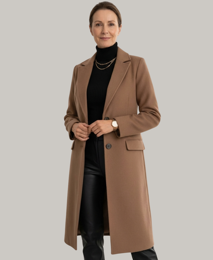 Judith – Elegant Long Wool Coat