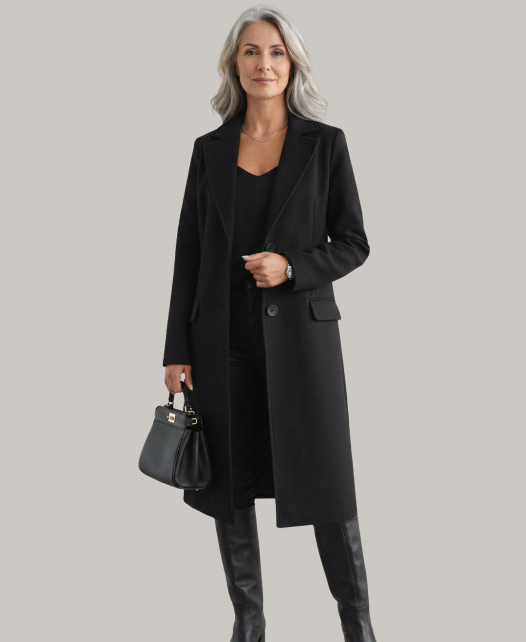 Judith – Elegant Long Wool Coat