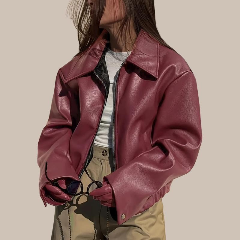 Women’s Retro Leather Jacket