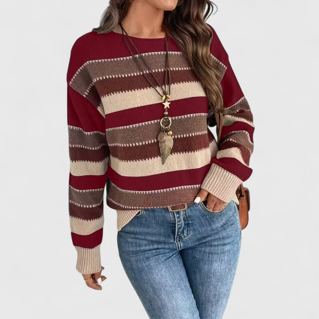 Sofia - Vintage Striped Sweater