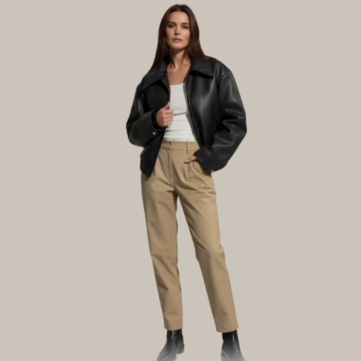 Women’s Retro Leather Jacket